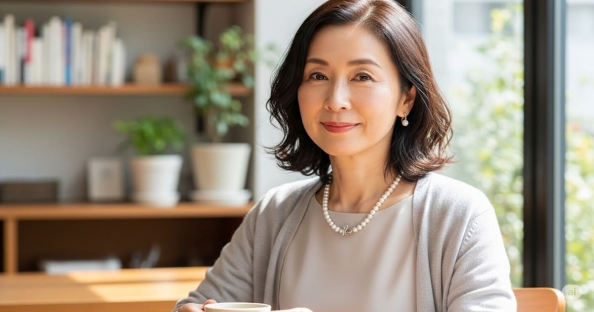ミキモト ネックレス 50代