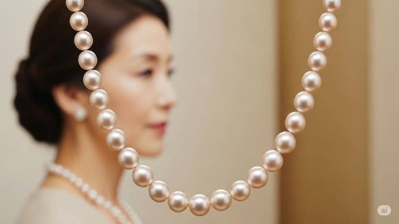 ミキモト ネックレス 50代