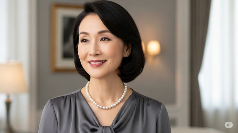 ミキモト ネックレス 50代