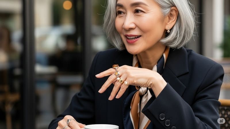 60代 指輪の付け方