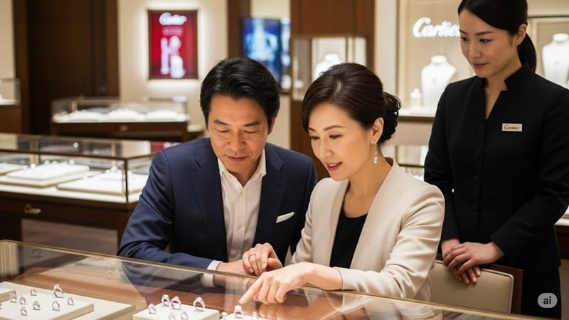 結婚20周年 指輪 カルティエ
