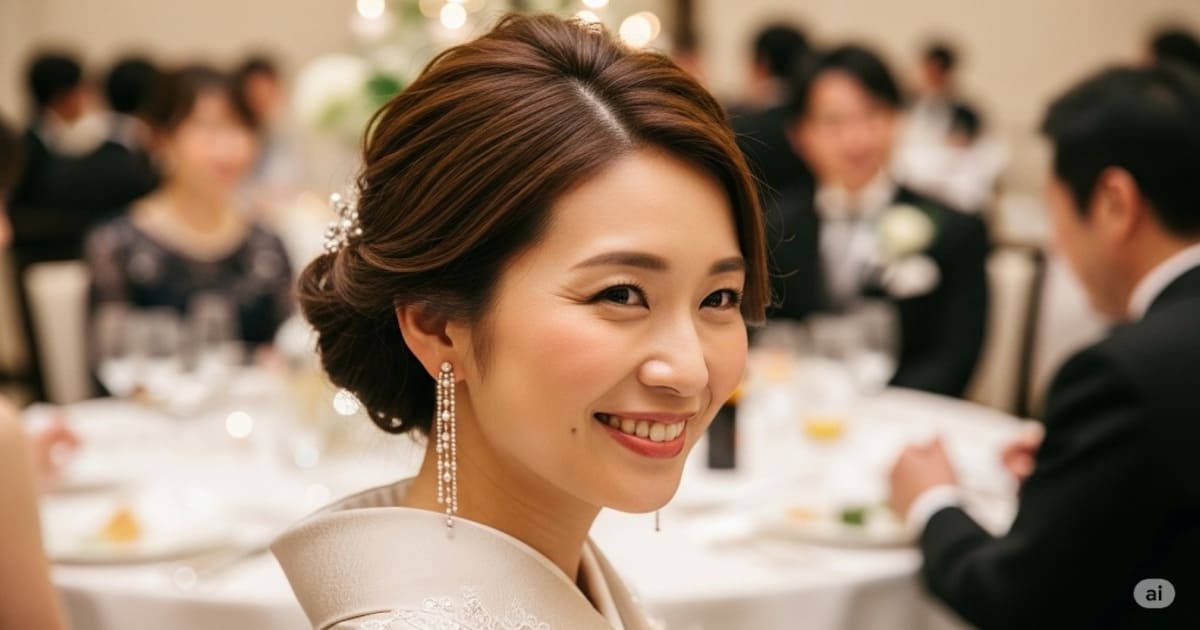 結婚式 揺れるピアス
