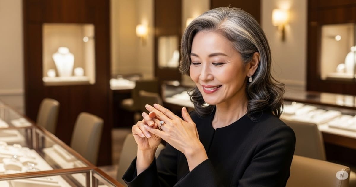 ご褒美ジュエリー 50代 リング