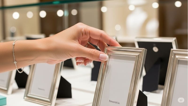 ティファニー 結婚祝い 写真立て